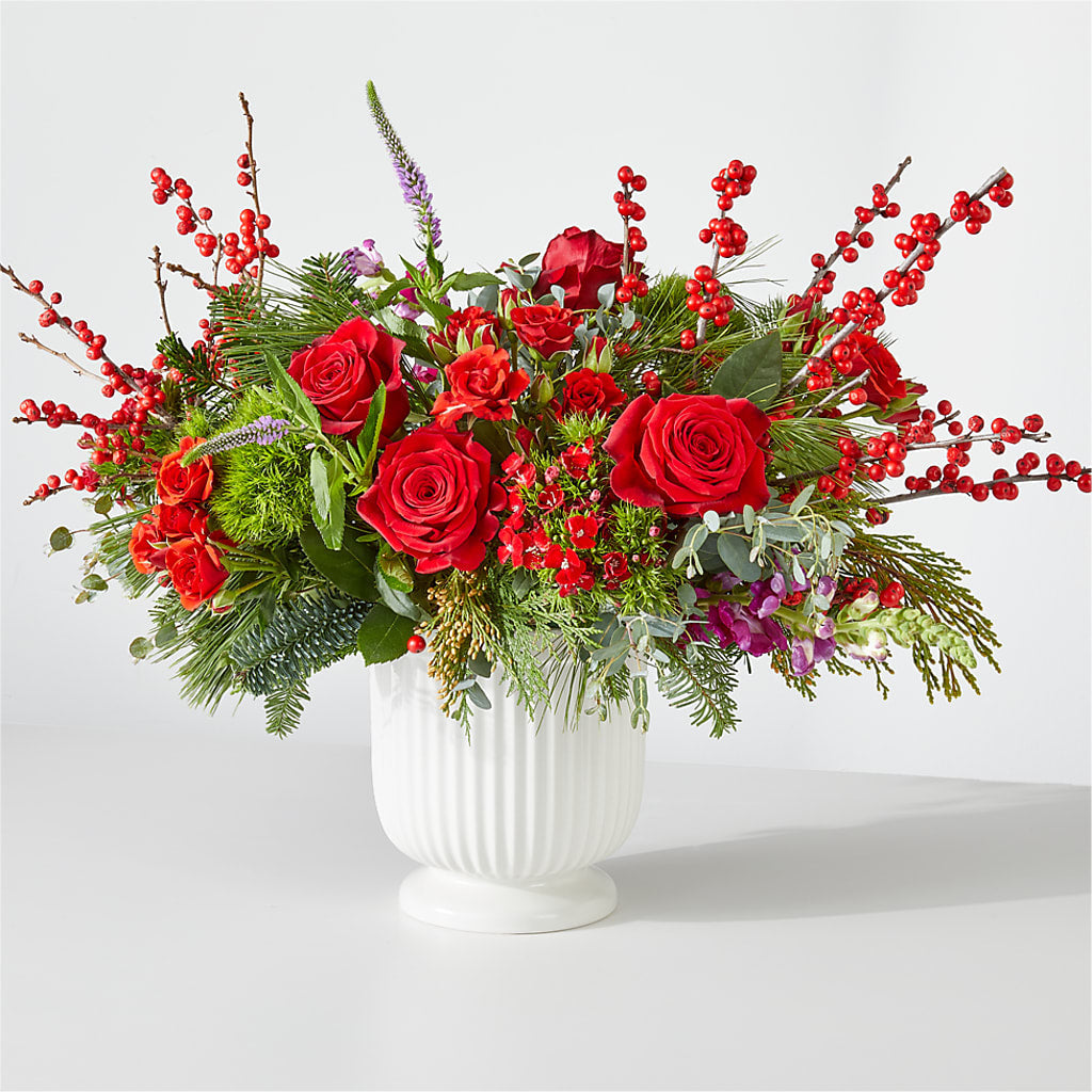 Big Red Bow Bouquet – Dillons, Hutchinson KS
