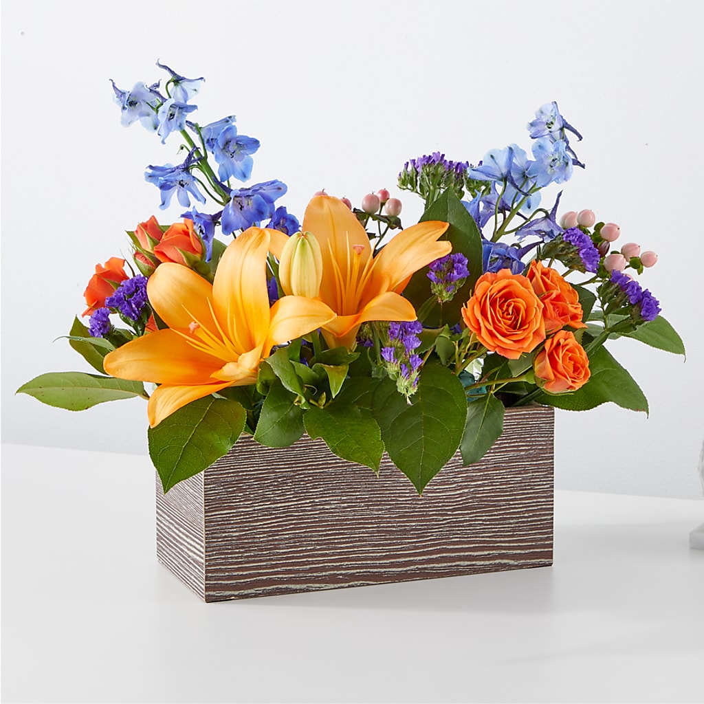 Radiant Citrus Box Bouquet – Dillons, Hutchinson KS