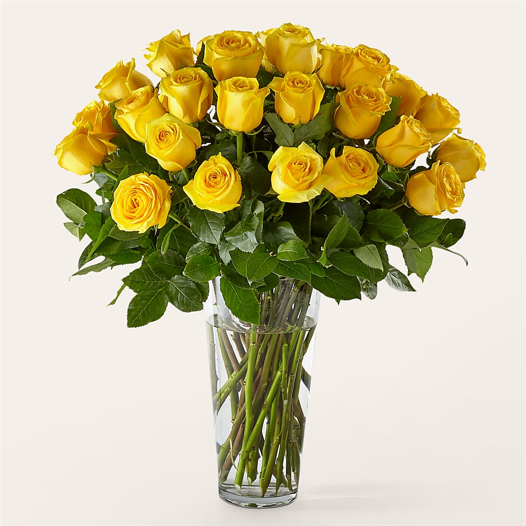 Long Stem Yellow Rose Bouquet – Dillons, Hutchinson KS