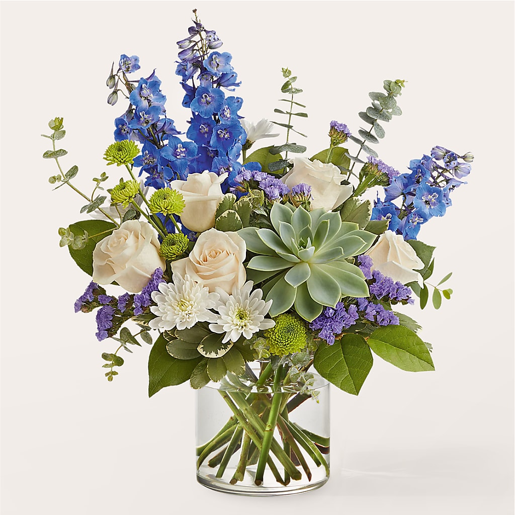 Cerulean Waves Bouquet – Dillons, Hutchinson KS