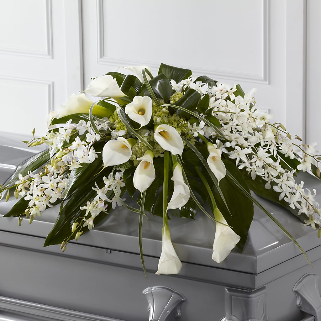 Angel Wings Casket Spray – Dillons, Hutchinson KS