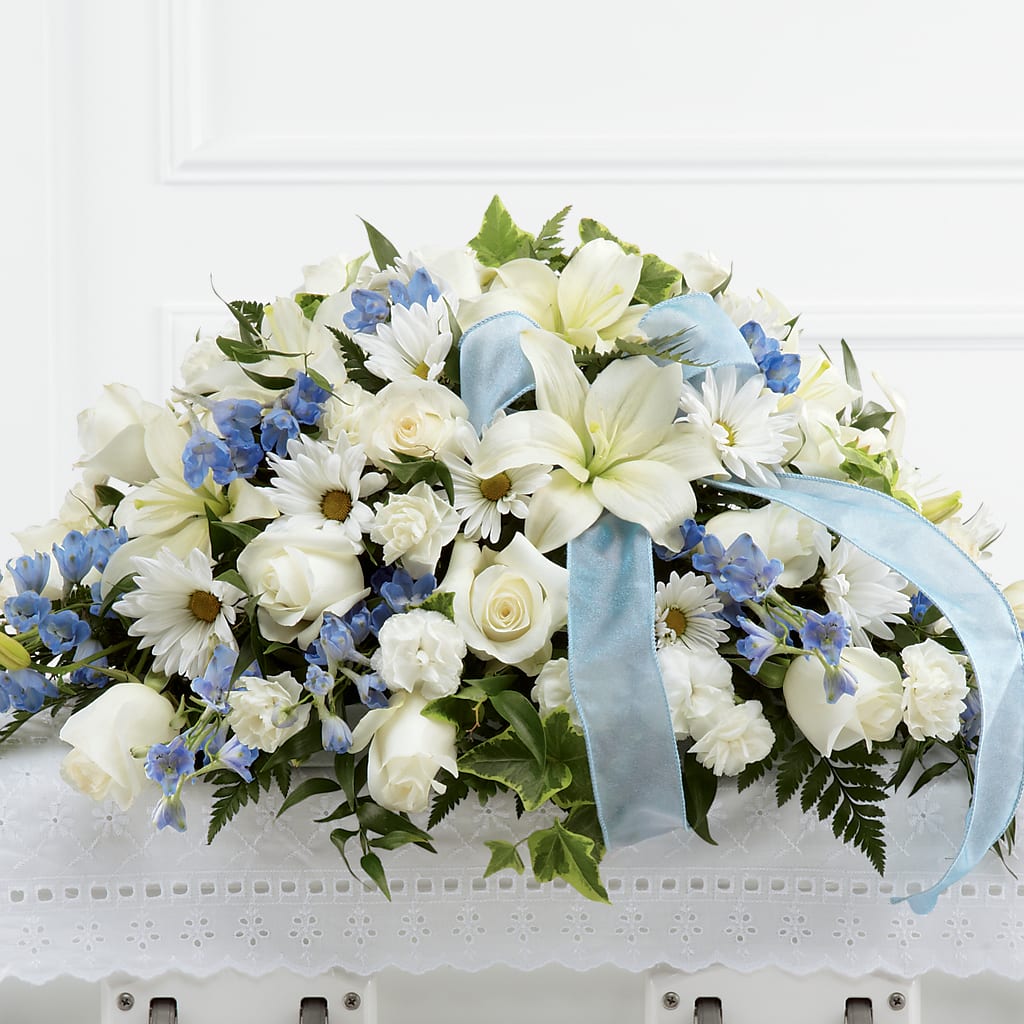 Tender Treasure Casket Spray – Dillons, Hutchinson KS