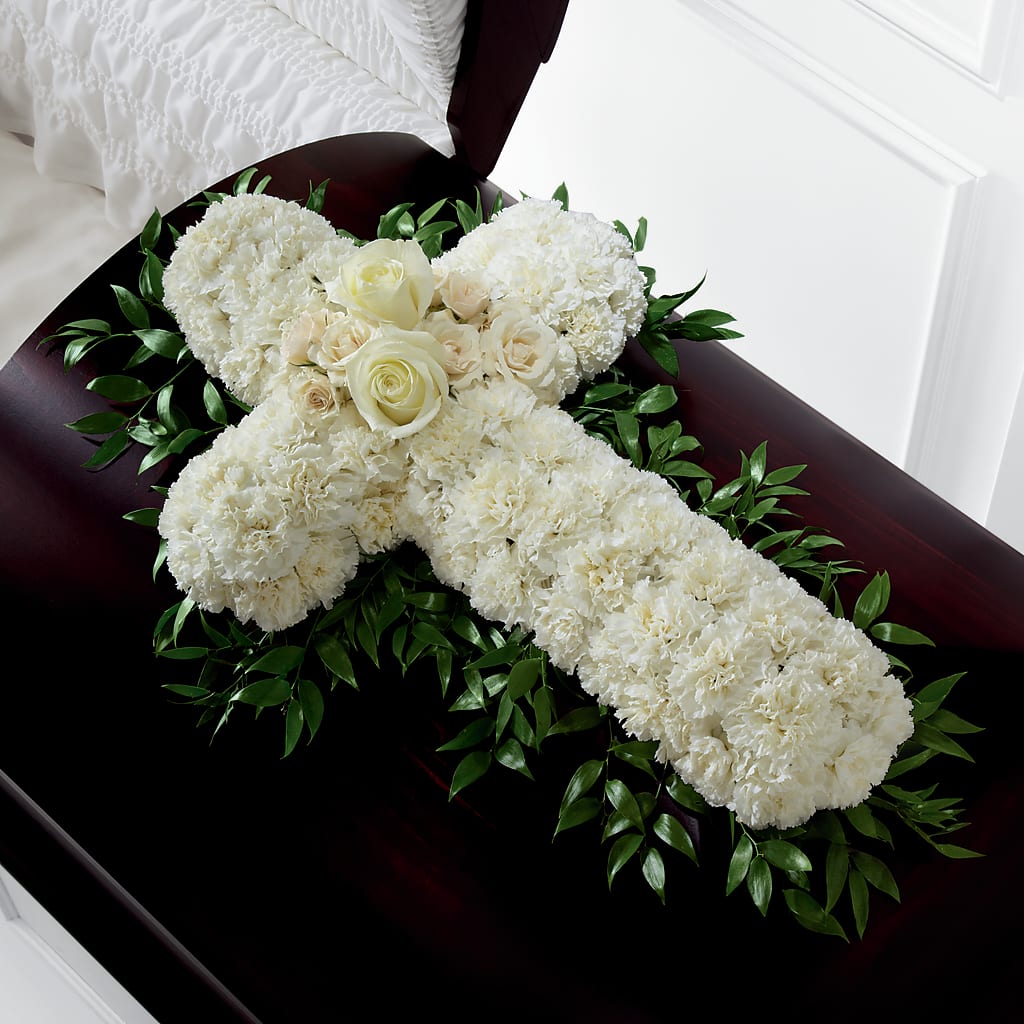 Peaceful Memories Casket Spray (Standard) – Dillons, Hutchinson KS