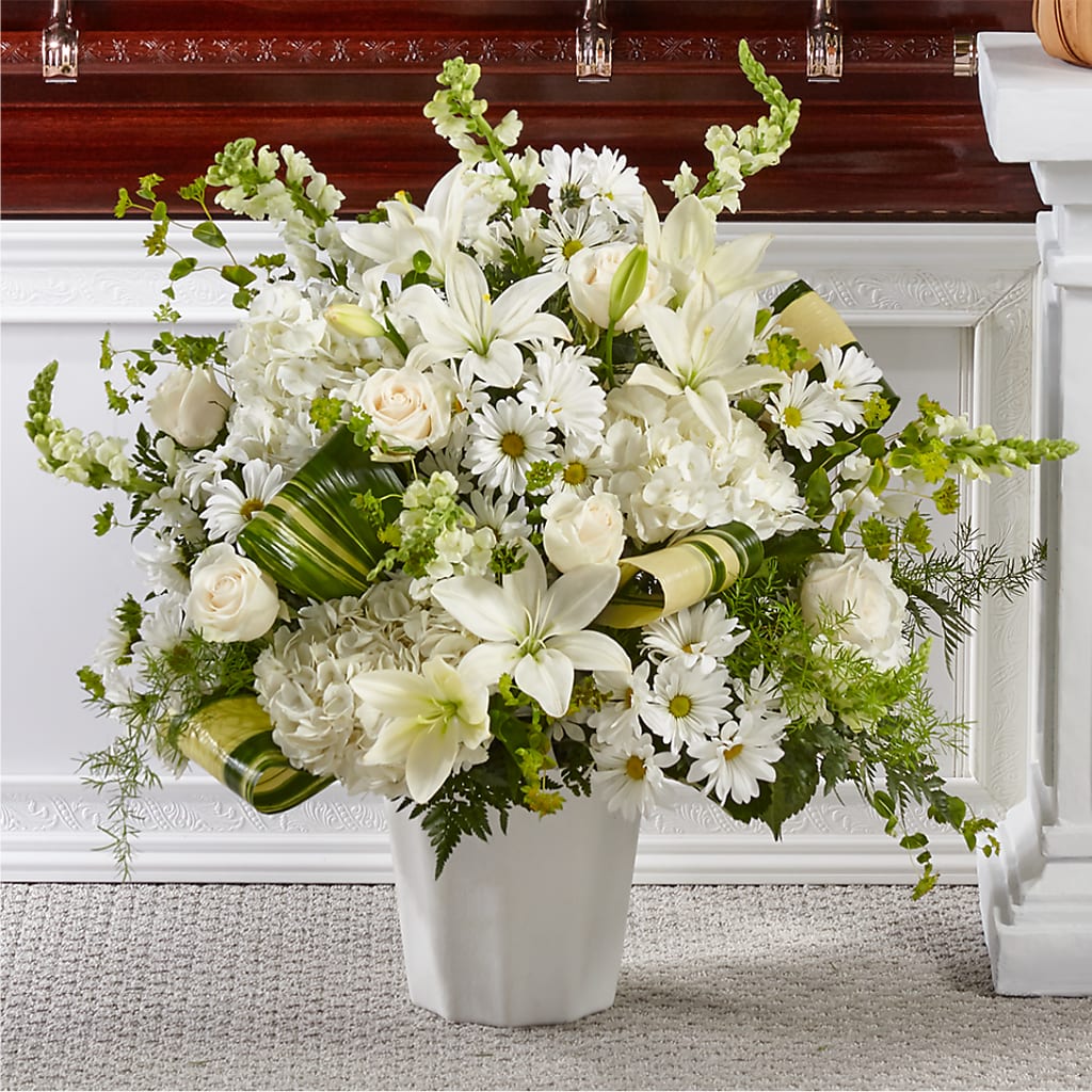 Thoughts of Tranquility Floor Basket – Dillons, Hutchinson KS