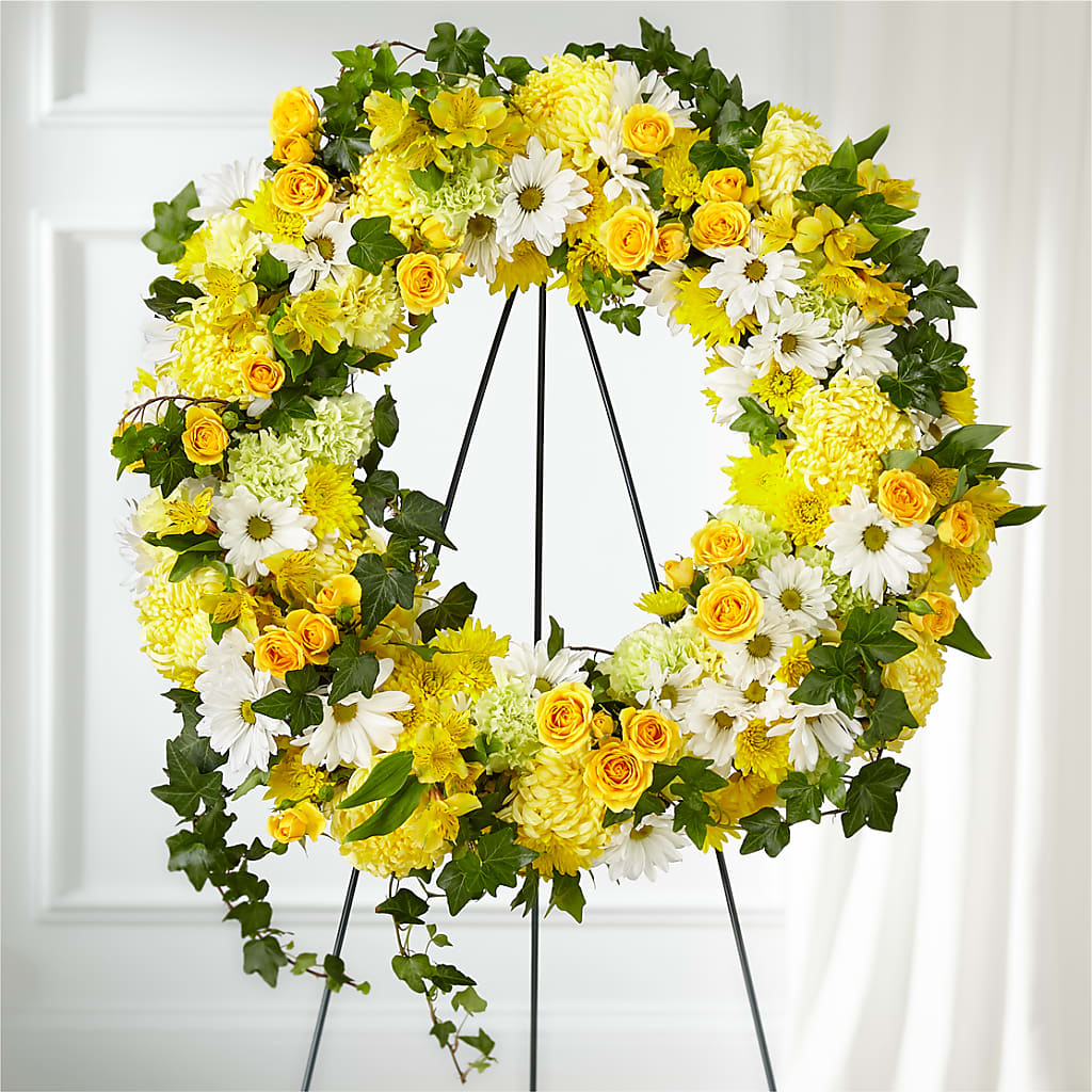 Golden Remembrance Wreath – Dillons, Hutchinson KS