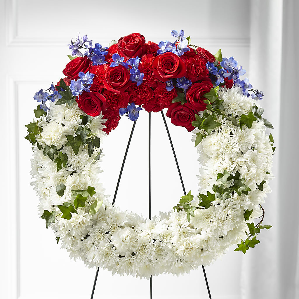 Patriotic Passion Wreath – Dillons, Hutchinson KS