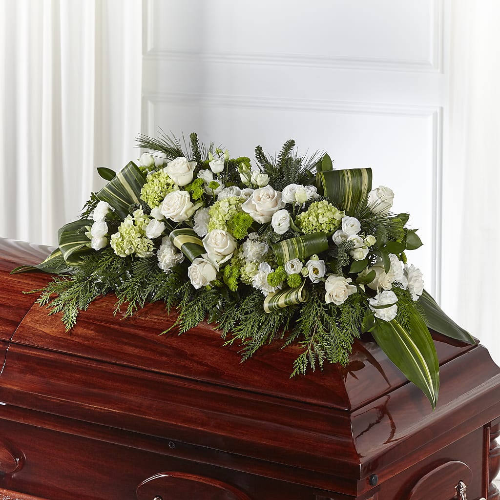 Hopeful Gesture Casket Spray – Dillons, Hutchinson KS