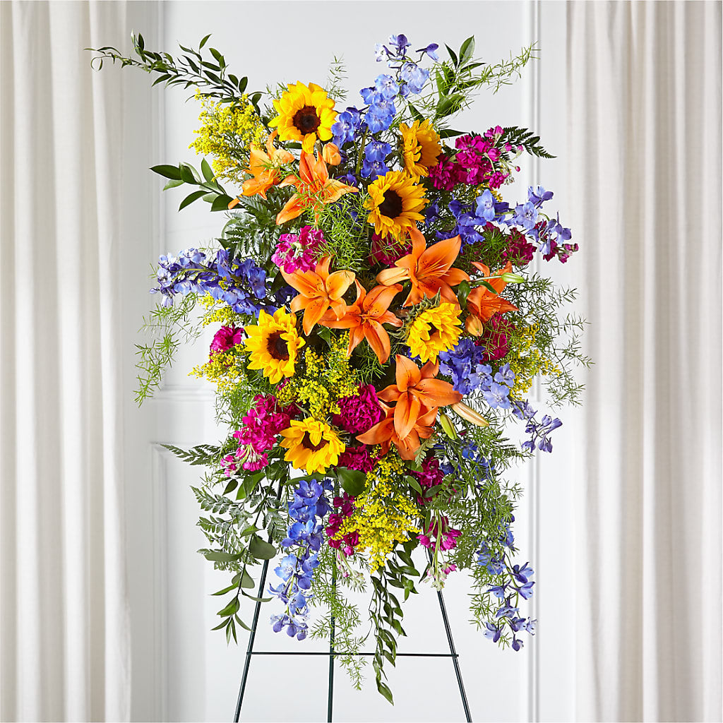 Sunlit Memories Standing Spray (Standard) – Dillons, Hutchinson KS