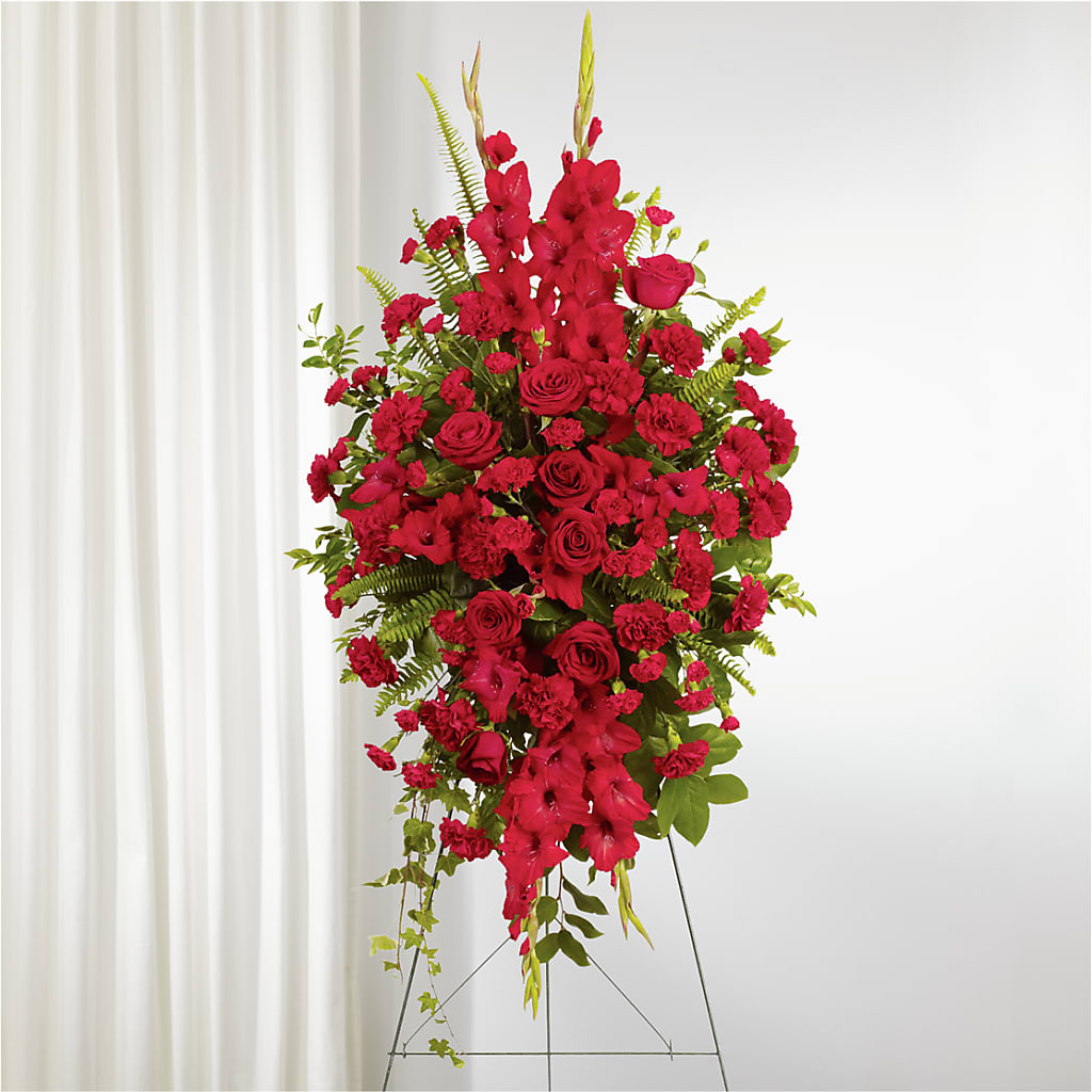 From the Heart Standing Spray – Dillons, Hutchinson KS