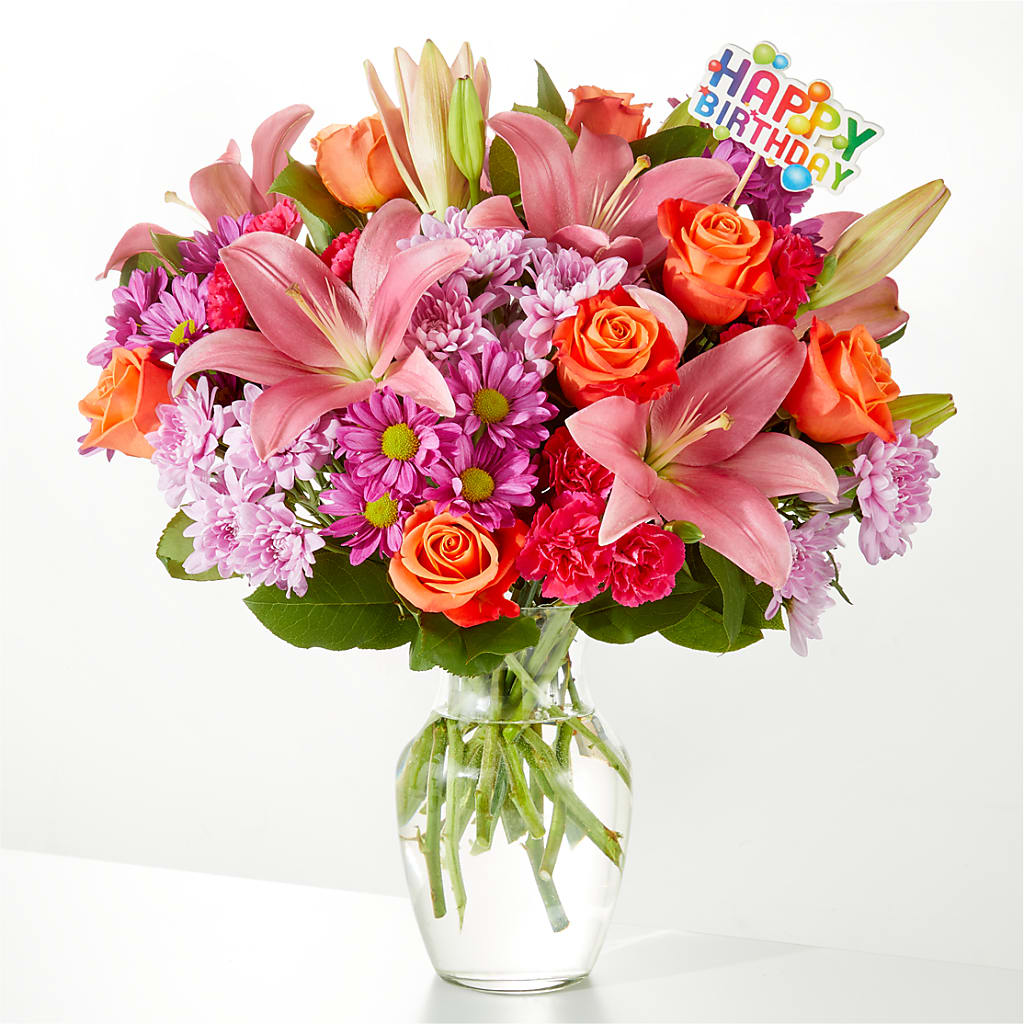 One and Only Bouquet & Happy Birthday Topper – Dillons, Hutchinson KS