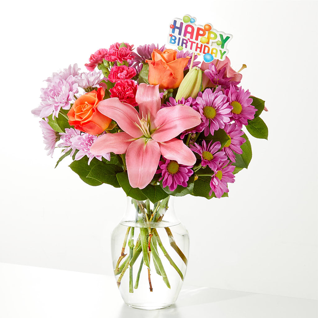 One and Only Bouquet & Happy Birthday Topper – Dillons, Hutchinson KS