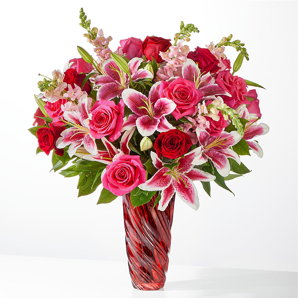 Always You Bouquet with Luxe Swirl Vase – Dillons, Hutchinson KS