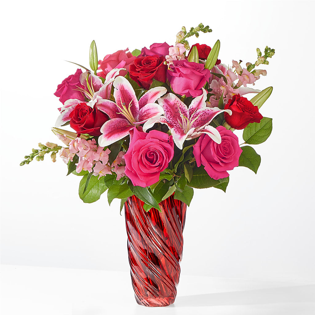 Always You Bouquet with Luxe Swirl Vase – Dillons, Hutchinson KS