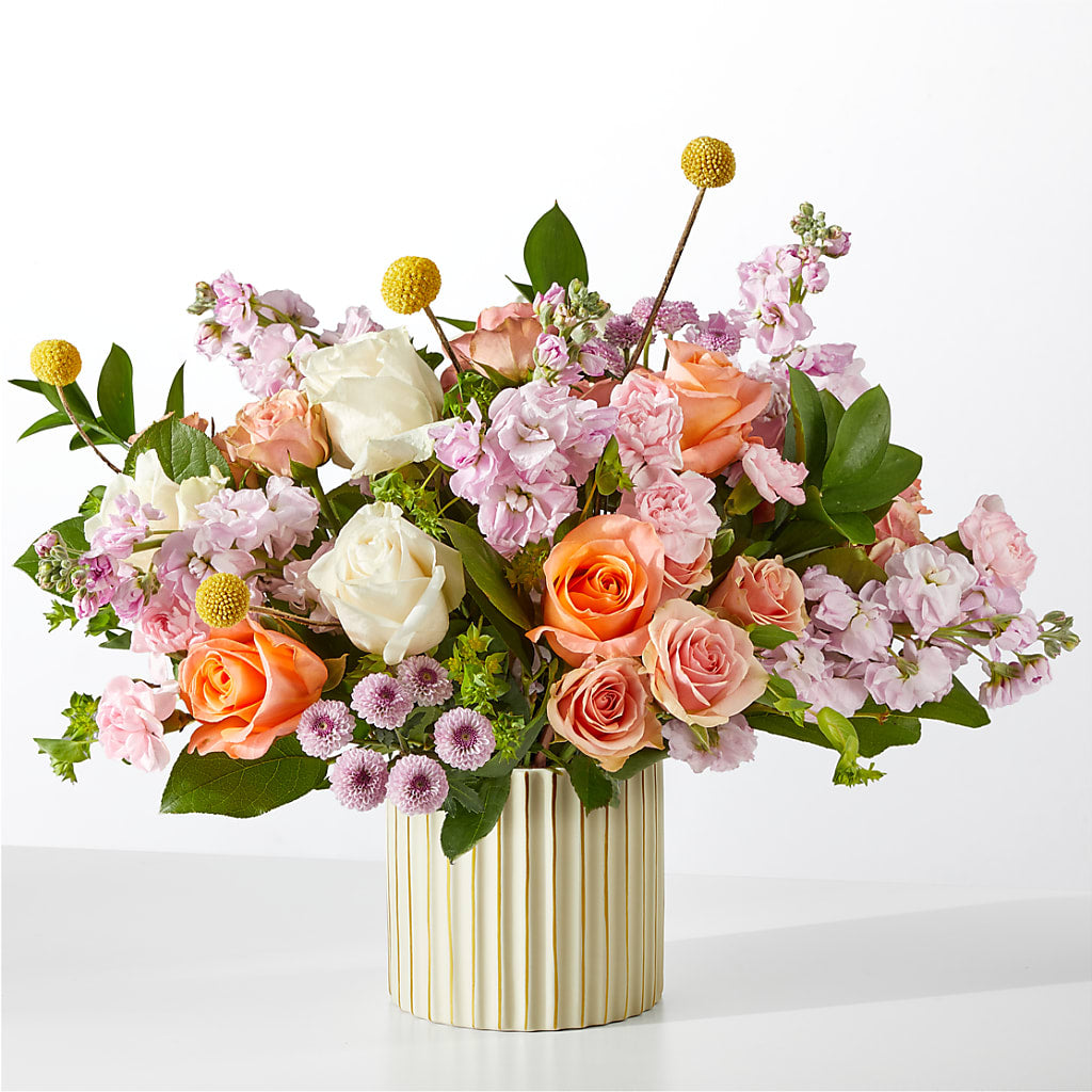 French Market Bouquet with Ivory Vase – Dillons, Hutchinson KS