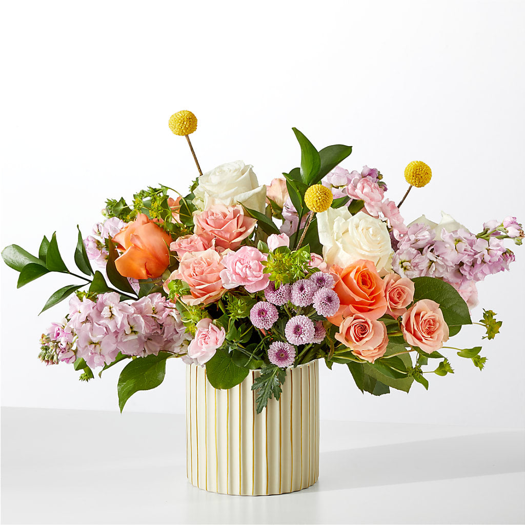 French Market Bouquet with Ivory Vase – Dillons, Hutchinson KS