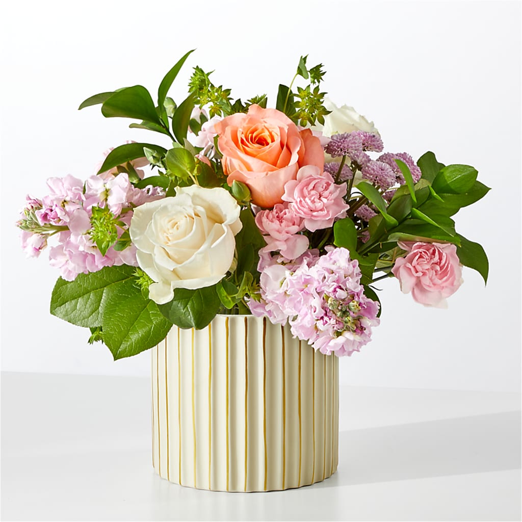French Market Bouquet with Ivory Vase – Dillons, Hutchinson KS