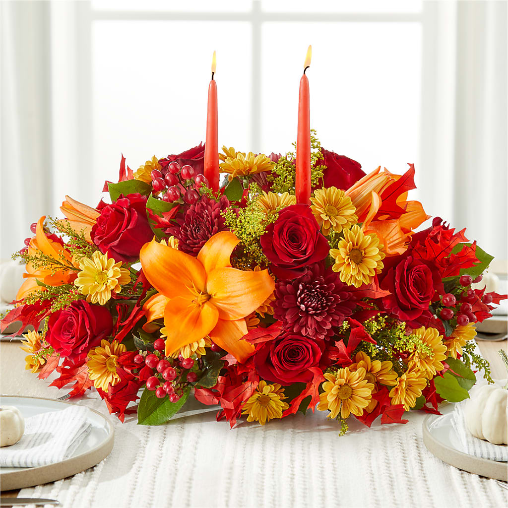 Autumn's Embrace Centerpiece – Dillons, Hutchinson KS
