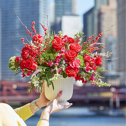 Big Red Bow Bouquet –  Dillons, Hutchinson KS