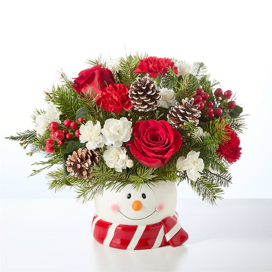 Jolly Snowman Bouquet –  Dillons, Hutchinson KS