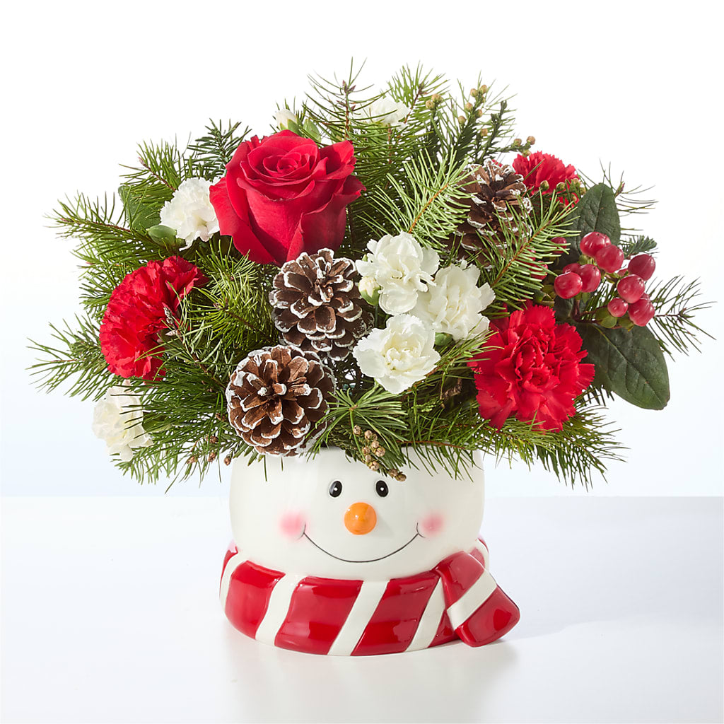 Jolly Snowman Bouquet –  Dillons, Hutchinson KS