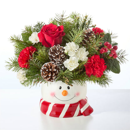 Jolly Snowman Bouquet –  Dillons, Hutchinson KS