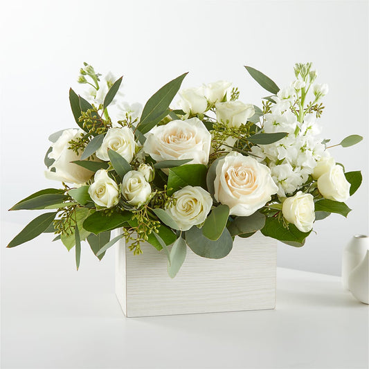 Fresh Linen Box Bouquet –  Dillons, Hutchinson KS