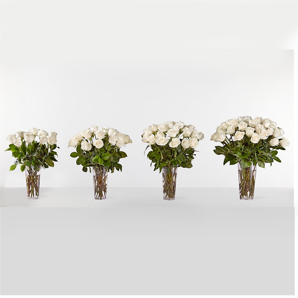 Long Stem White Rose Bouquet –  Dillons, Hutchinson KS