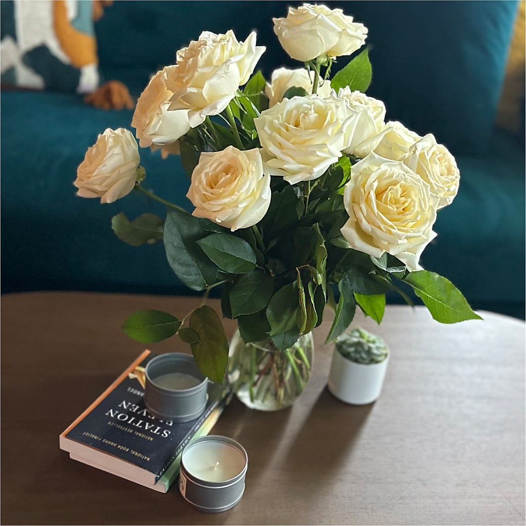 Long Stem Yellow Rose Bouquet –  Dillons, Hutchinson KS