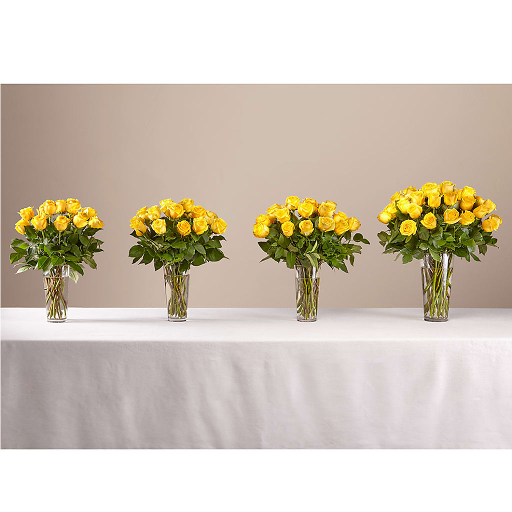 Long Stem Yellow Rose Bouquet –  Dillons, Hutchinson KS