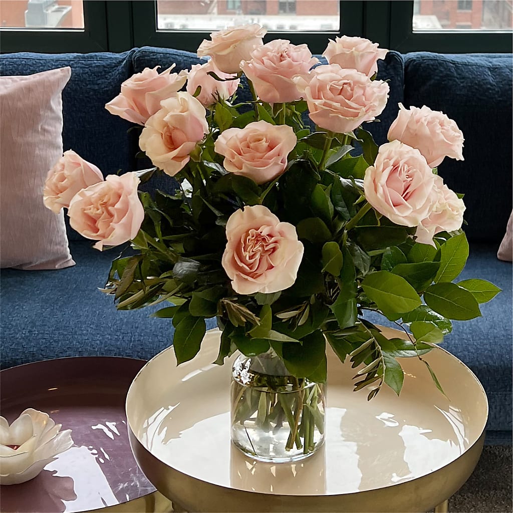 Long Stem Pink Rose Bouquet –  Dillons, Hutchinson KS