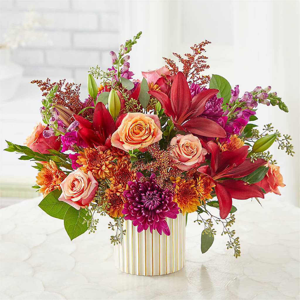 Burgundy Landscape Bouquet –  Dillons, Hutchinson KS