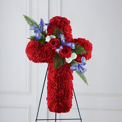 Faithful Hero Floral Cross –  Dillons, Hutchinson KS
