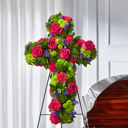 Tribute Rose Floral Cross –  Dillons, Hutchinson KS
