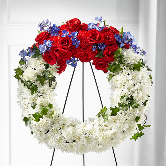 Patriotic Passion Wreath –  Dillons, Hutchinson KS