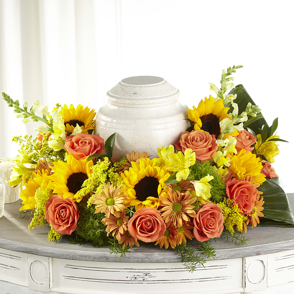 Faithful Sunflower Cremation Adornment –  Dillons, Hutchinson KS