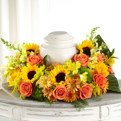 Faithful Sunflower Cremation Adornment –  Dillons, Hutchinson KS