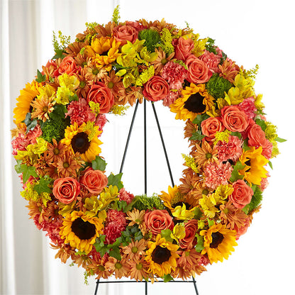 Autumnal Memories Wreath (Standard) –  Dillons, Hutchinson KS
