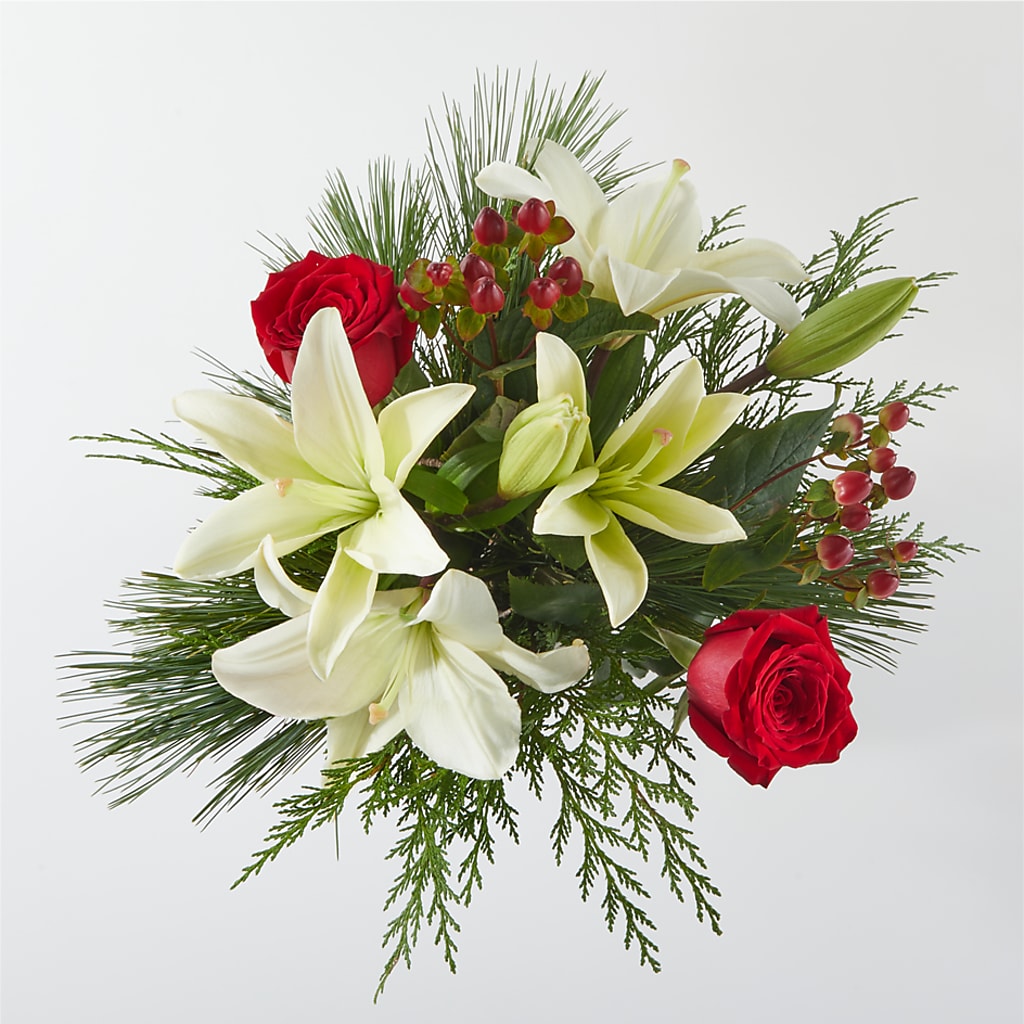 Evergreen Delight Bouquet & Happy Birthday Topper –  Dillons, Hutchinson KS