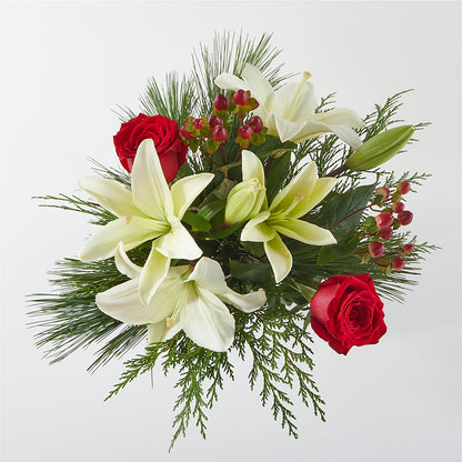 Evergreen Delight Bouquet & Happy Birthday Topper –  Dillons, Hutchinson KS