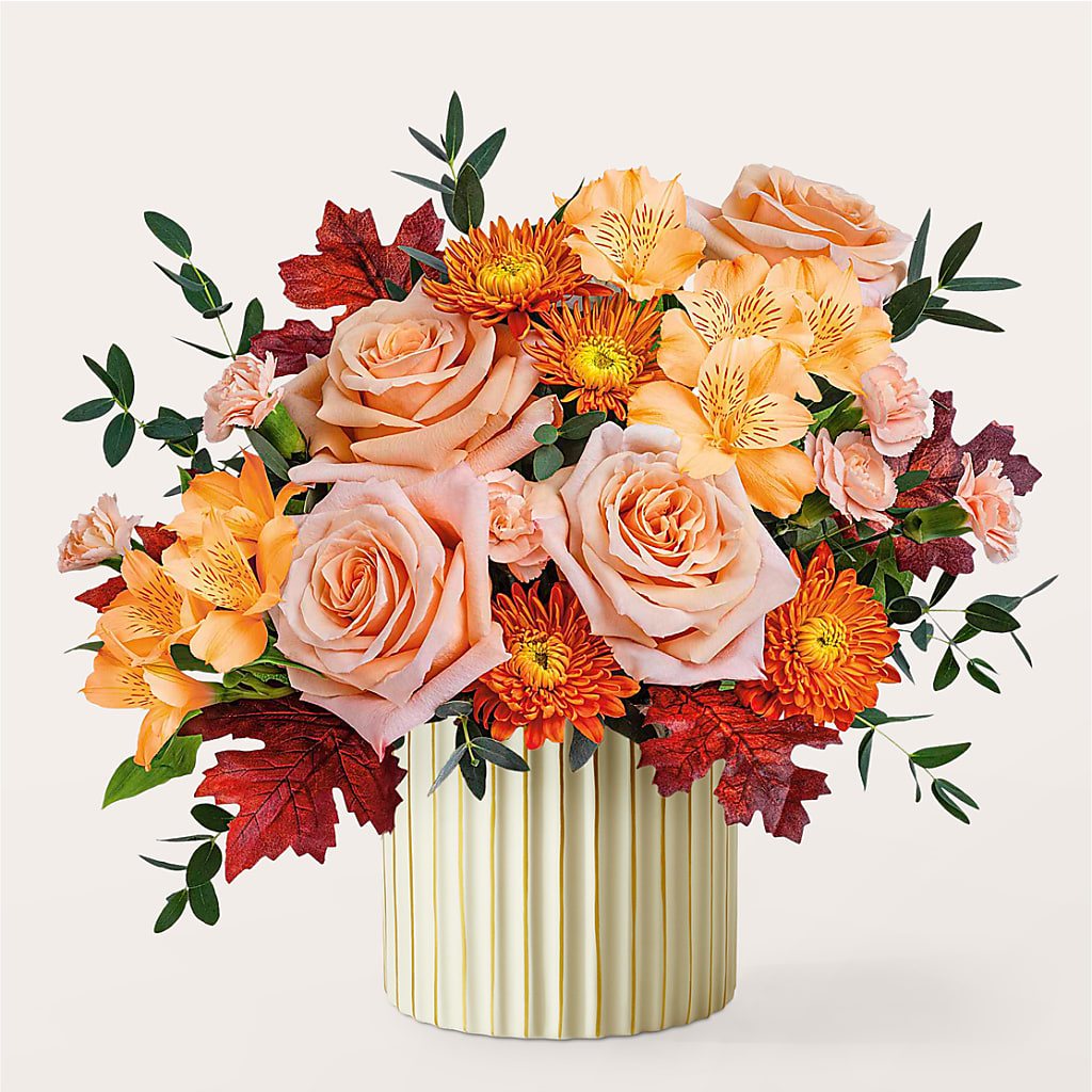 Spiced Latte Bouquet with Ivory Vase –  Dillons, Hutchinson KS