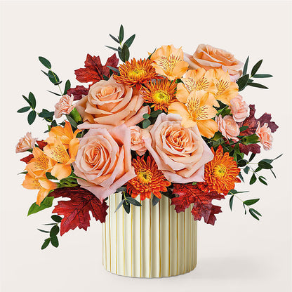 Spiced Latte Bouquet with Ivory Vase –  Dillons, Hutchinson KS