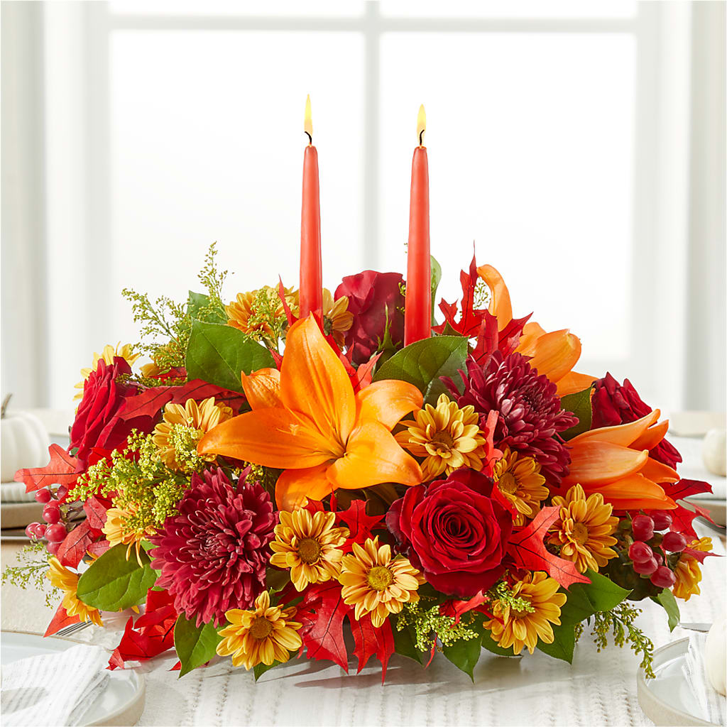 Autumn's Embrace Centerpiece –  Dillons, Hutchinson KS