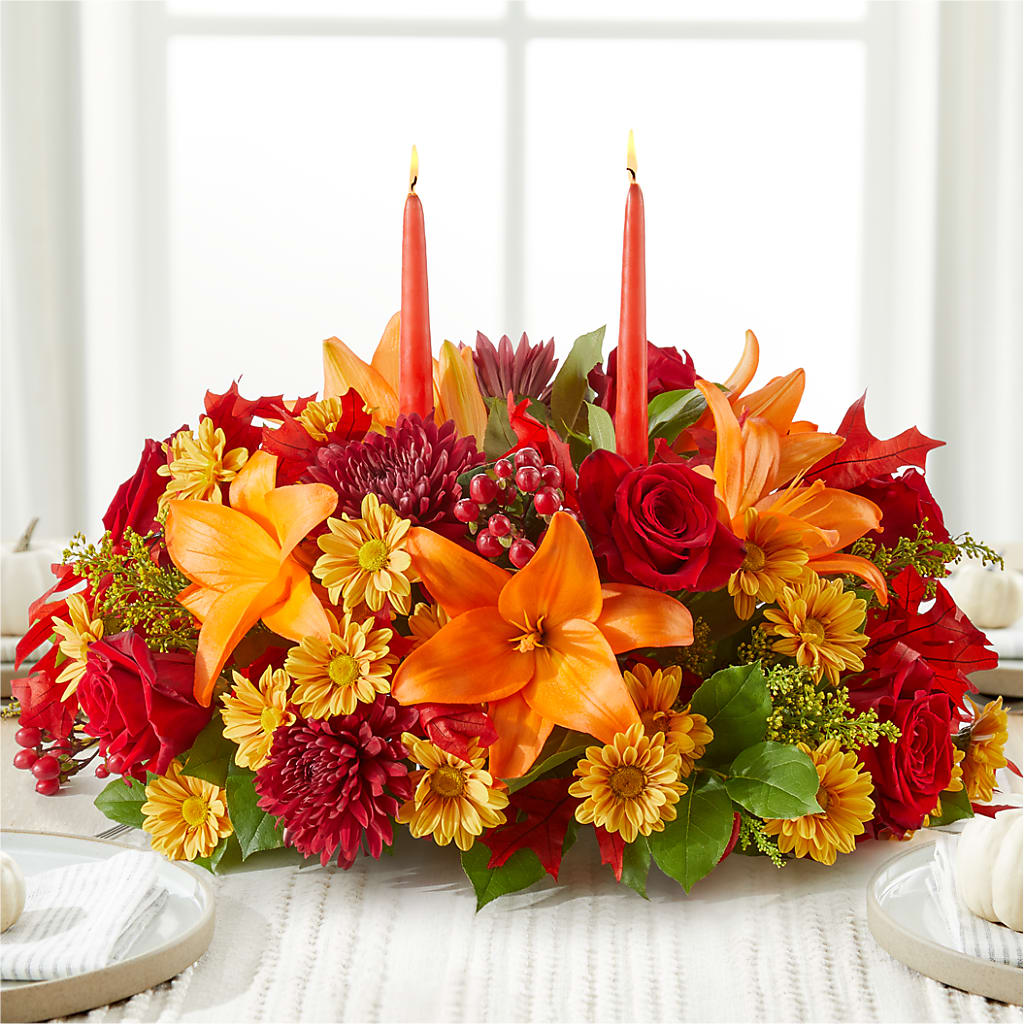 Autumn's Embrace Centerpiece –  Dillons, Hutchinson KS